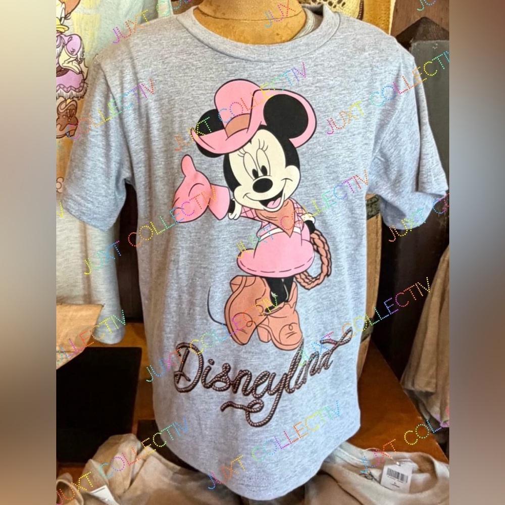 Disney Parks Disneyland Happiest Place on Earth Cowgirl Minnie Kids Shirt